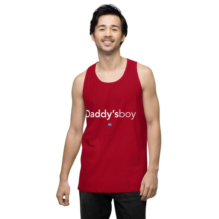 Men’s premium tank top - Daddy's Boy - Image 12