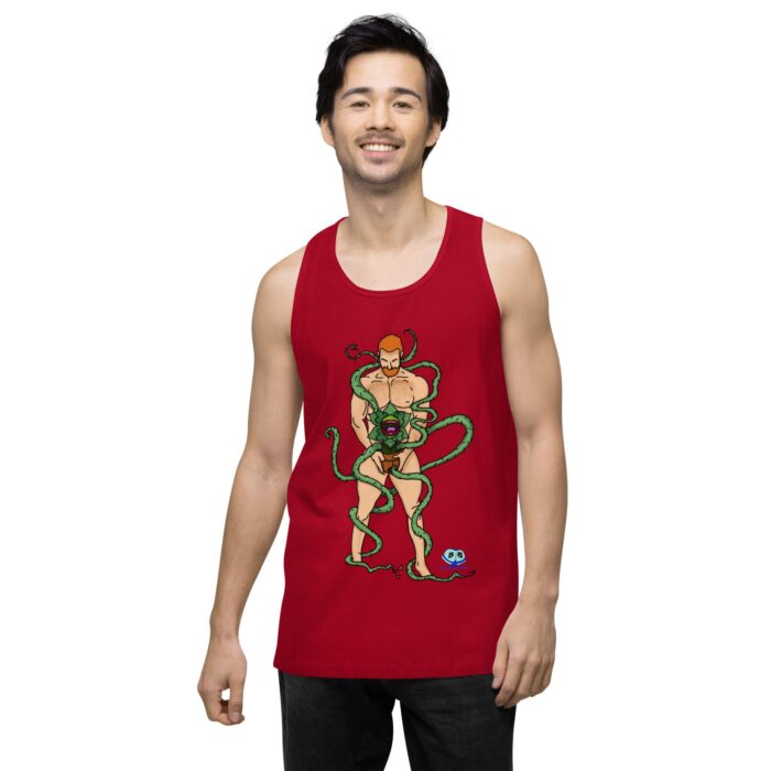 Men’s premium tank top - Feed Me - Image 13