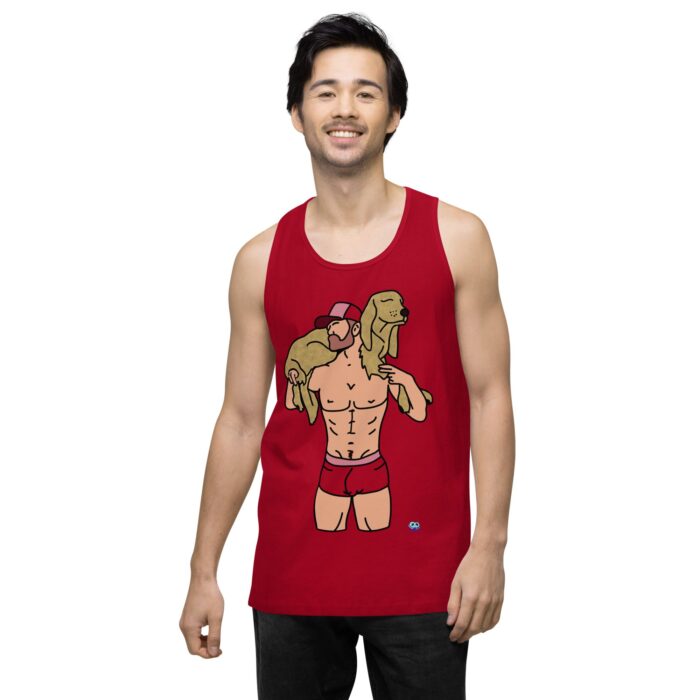 Men’s premium tank top - Man's Best Friend - Image 12