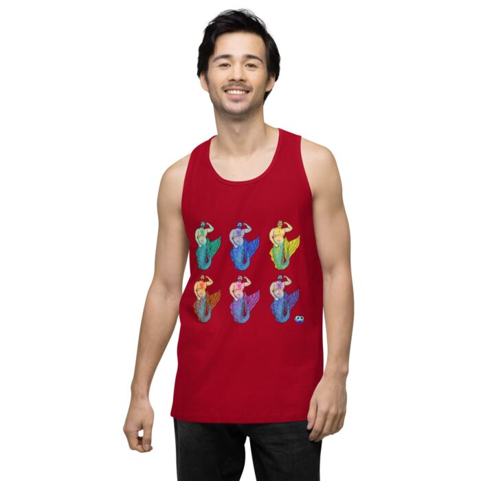 Men’s premium tank top - MerCub Multi - Image 13