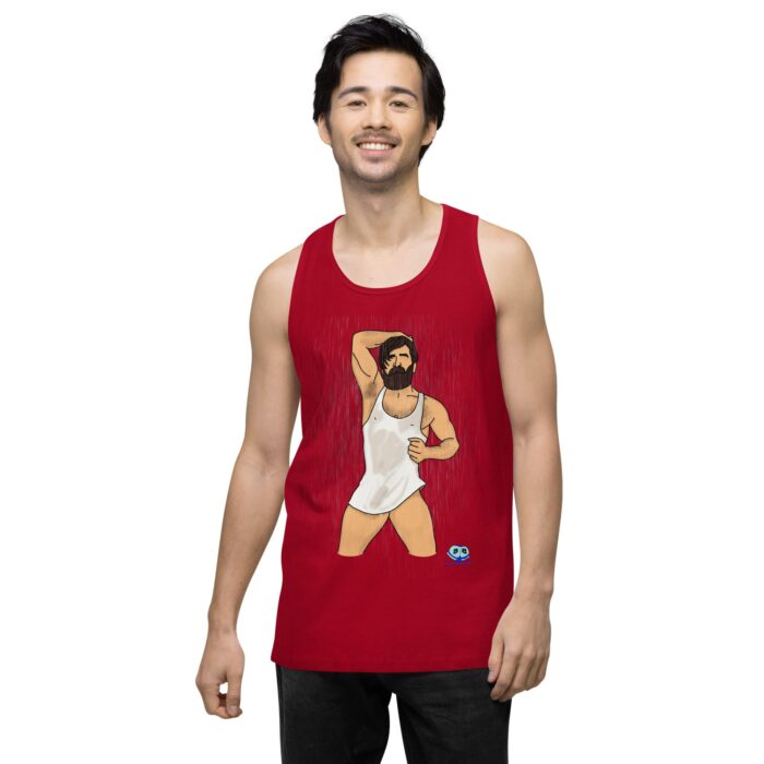 Men’s premium tank top - Rain