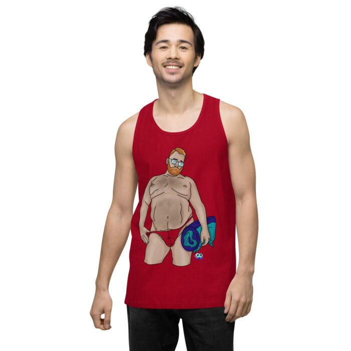 Men’s premium tank top - Ready for the Pool - Image 13