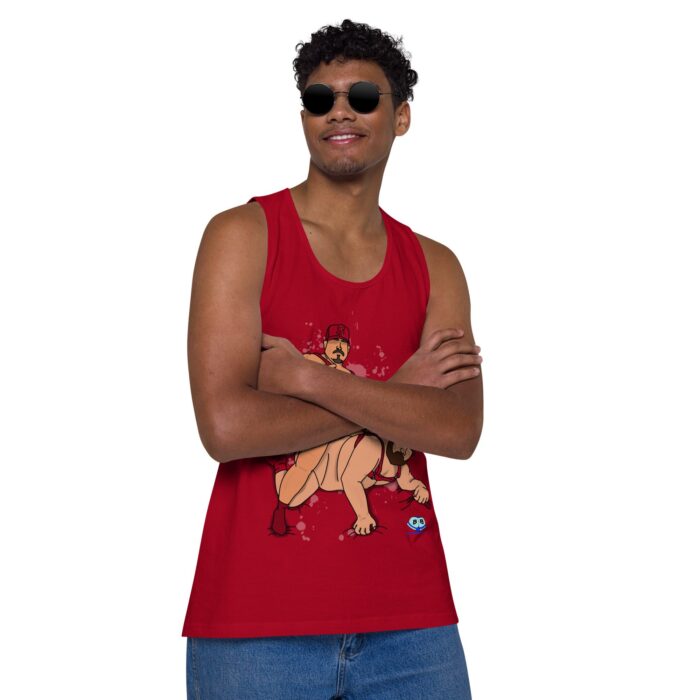 Men’s premium tank top - Ride 'Em - Image 11