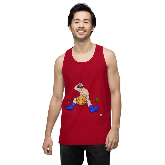 Men’s premium tank top - Roll for Charisma - Image 7