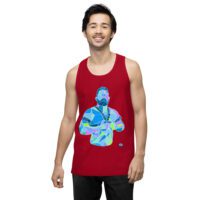 Men’s premium tank top - Shattered - Image 12