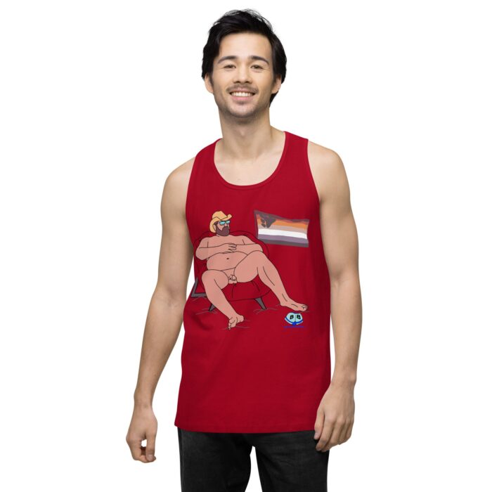 Men’s premium tank top - Beach Day - Image 7
