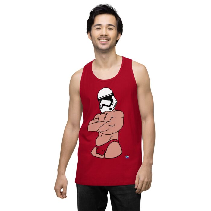 Men’s premium tank top - Super Trooper - Image 13