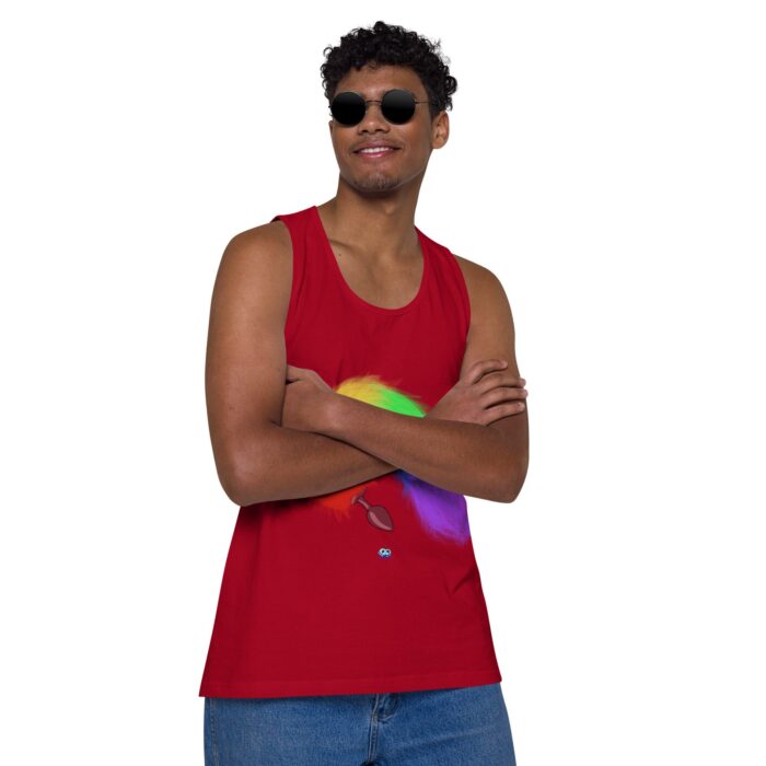 Men’s premium tank top - Tails - Image 11