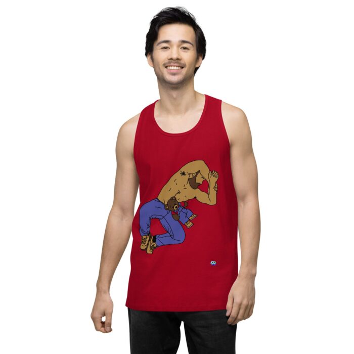 Men’s premium tank top - Teddy Bear Snuggles - Image 13