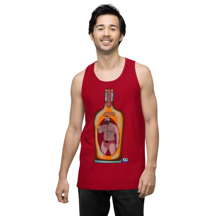 Men’s premium tank top - Two Fingers - Image 13