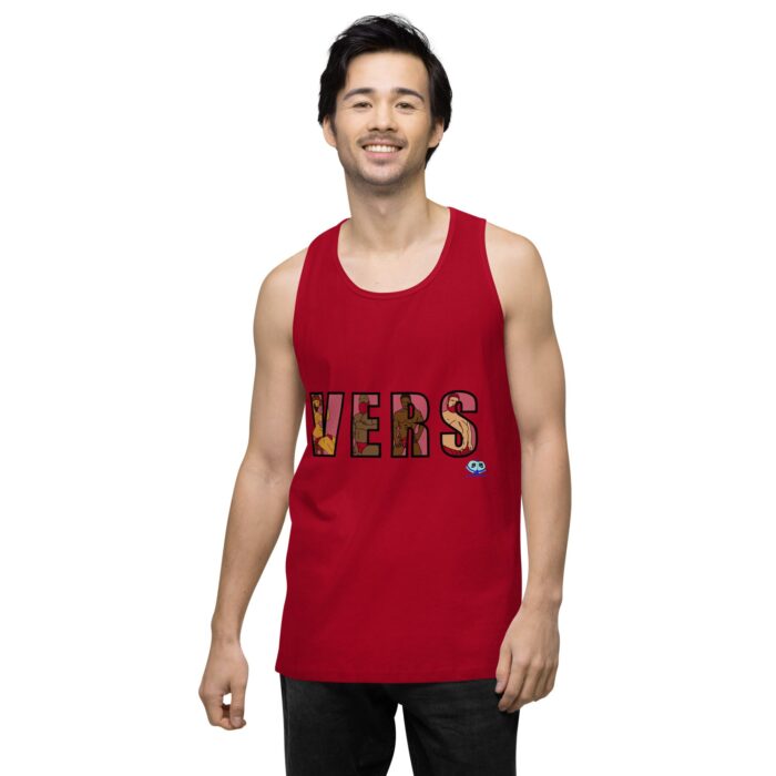 Men’s premium tank top - VERS Cutout - Image 13