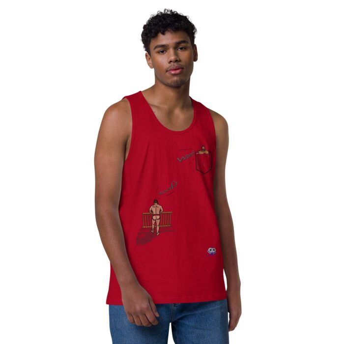 Men’s premium tank top - Bear Call - Image 10