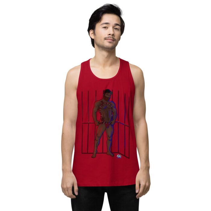 Men’s premium tank top - Busted - Image 12