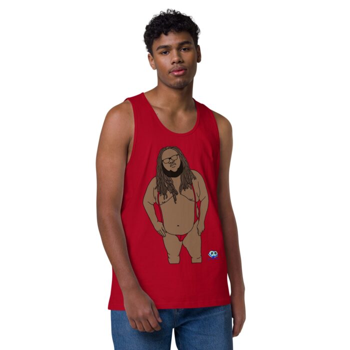 Men’s premium tank top - Chub with Dreadlocks - Image 10