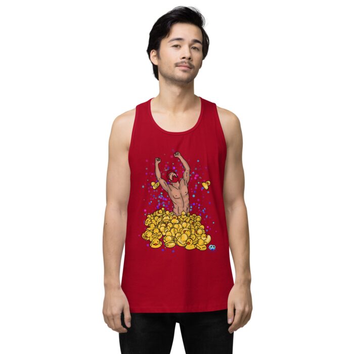 Men’s premium tank top - Cruising for Ducks - Image 12