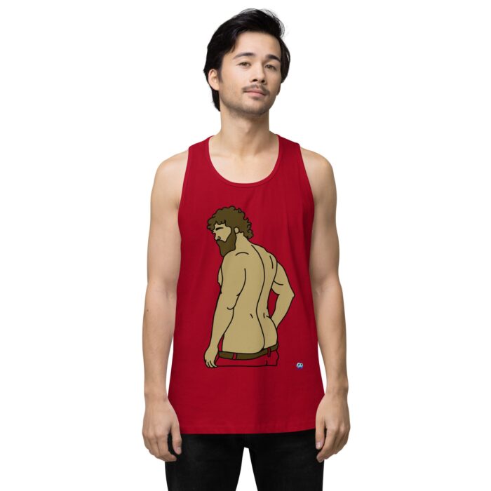 Men’s premium tank top - Curly Hair and All that Ass - Image 12