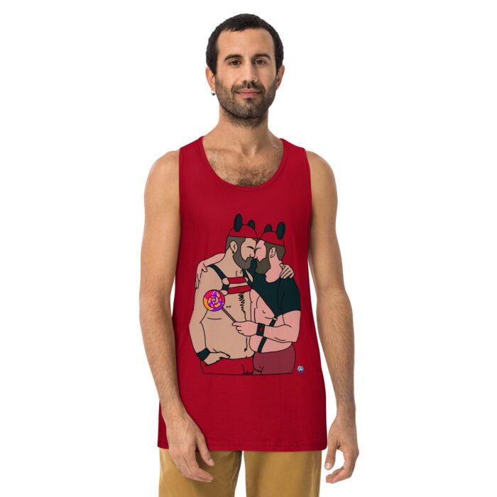 Men’s premium tank top - Disney Couple - Image 6
