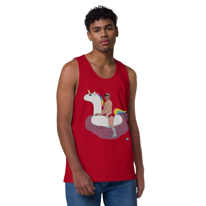 Men’s premium tank top - Float - Image 9