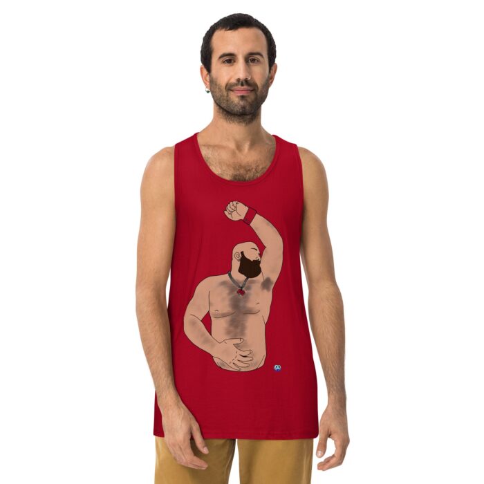 Men’s premium tank top - Hairy Pits - Image 6