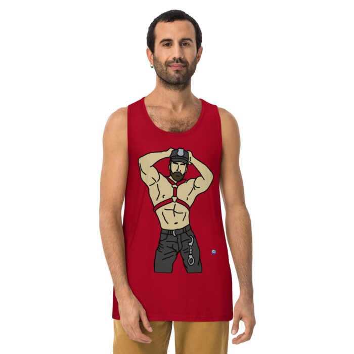 Men’s premium tank top - Handcuffs - Image 5
