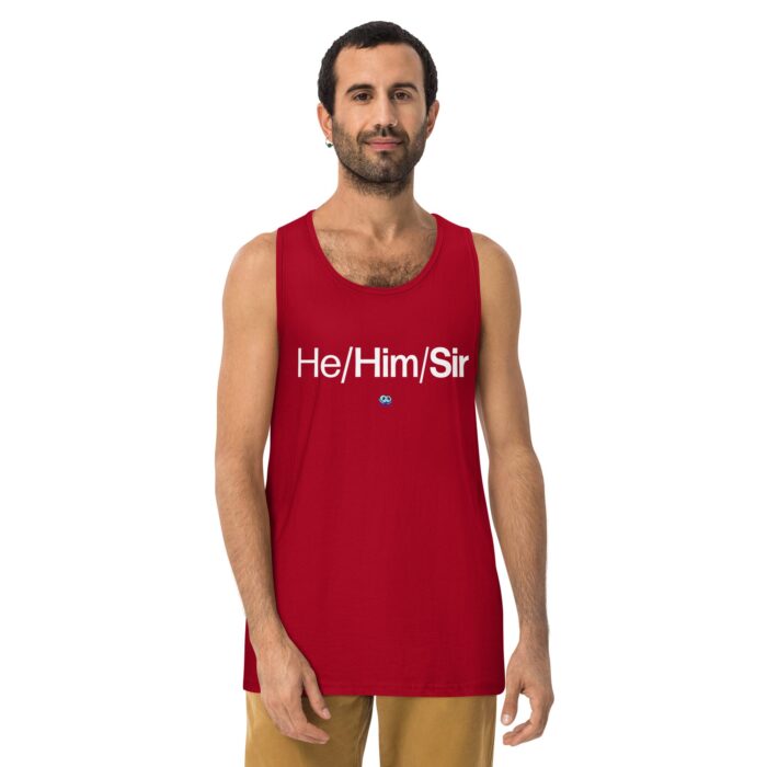 Men’s premium tank top - He/Him/Sir