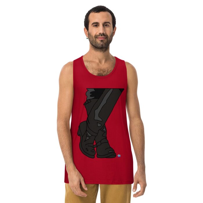 Men’s premium tank top - Leather Boots - Image 6