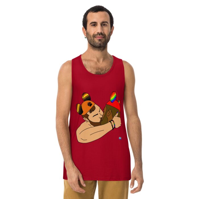 Men’s premium tank top - Magical Kiss - Image 6