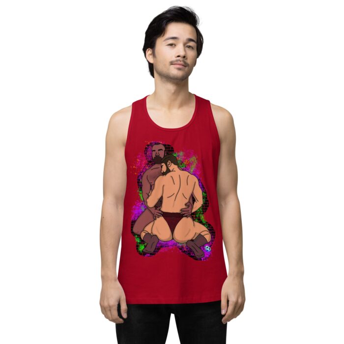 Men’s premium tank top - Mesh - Image 12