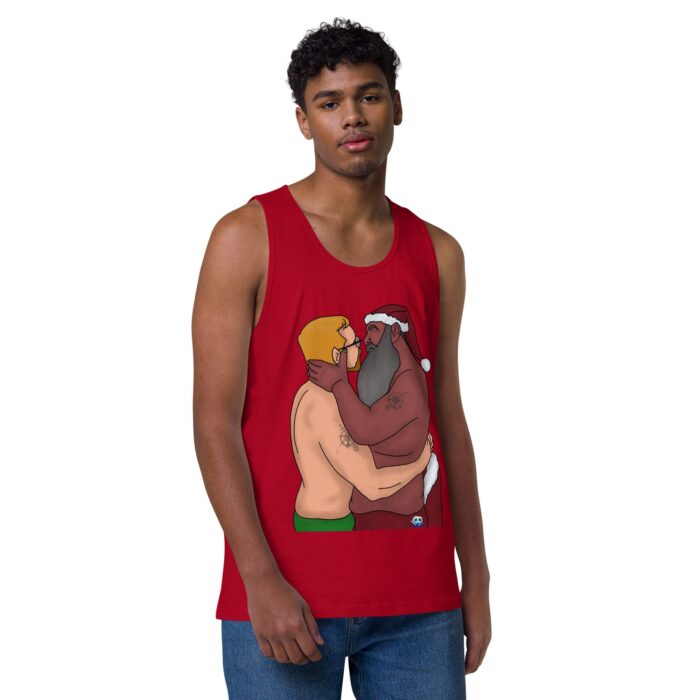 Men’s premium tank top - Mr & Mr Clause - Image 10