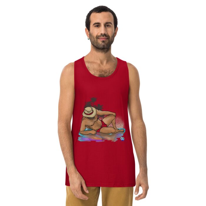 Men’s premium tank top - Oasis - Image 6