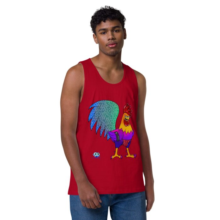 Men’s premium tank top - Pecker - Image 10