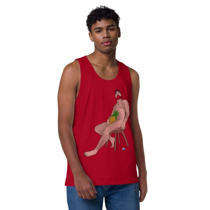 Men’s premium tank top - Pineapple Makes It Sweet - Image 10
