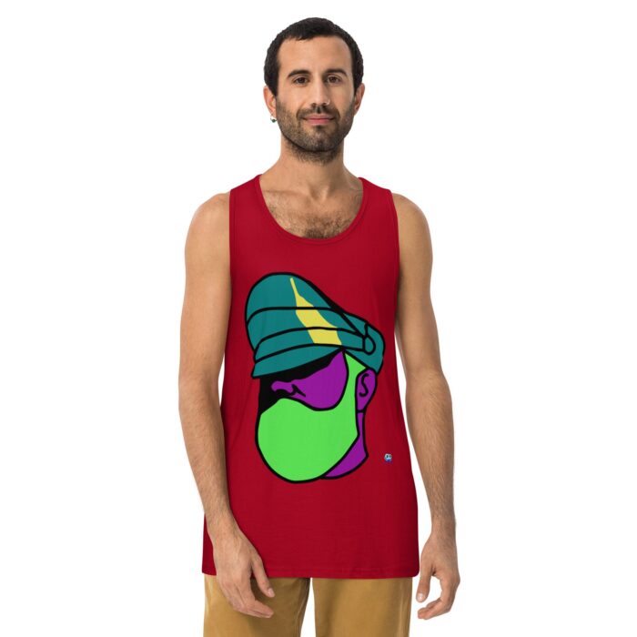 Men’s premium tank top - Pop Art Daddy - Image 6