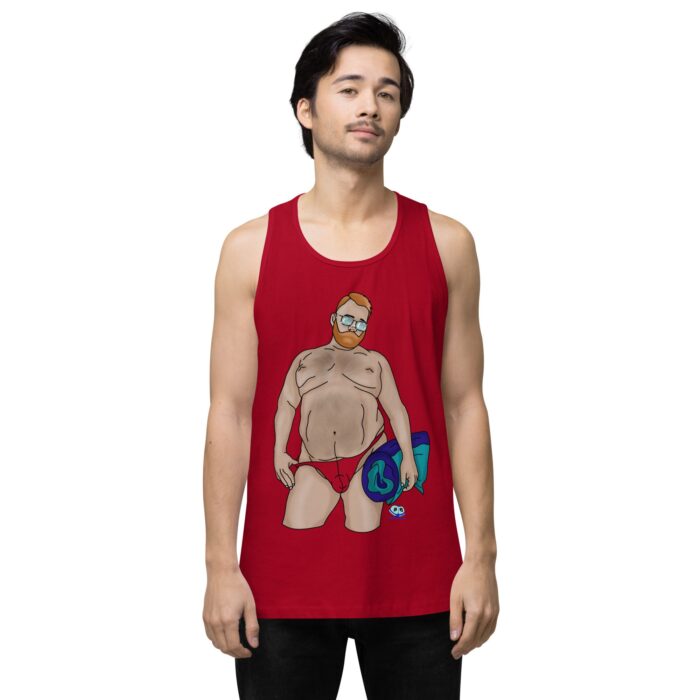 Men’s premium tank top - Ready for the Pool - Image 12