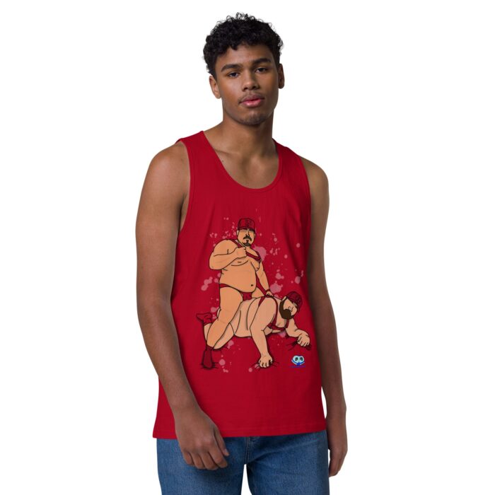 Men’s premium tank top - Ride 'Em - Image 10