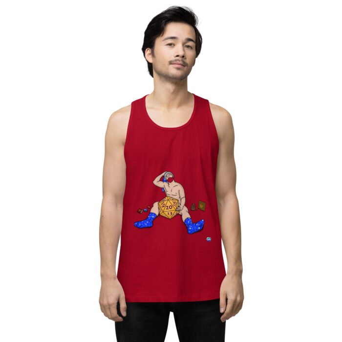 Men’s premium tank top - Roll for Charisma - Image 6