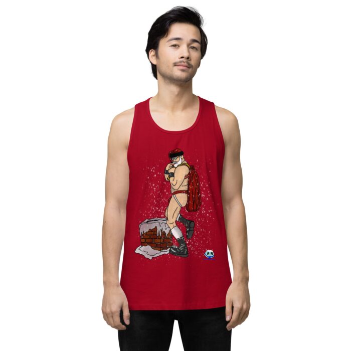 Men’s premium tank top - Santa's Sack - Image 12