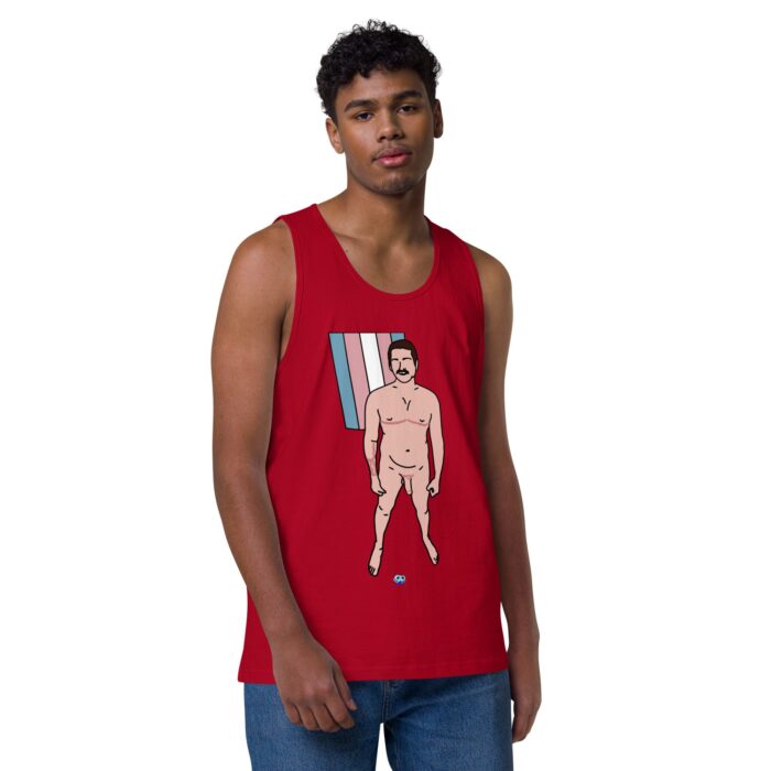 Men’s premium tank top - Scars - Image 10
