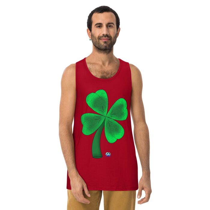 Men’s premium tank top - Shamrocky Mountain Oysters - Image 6