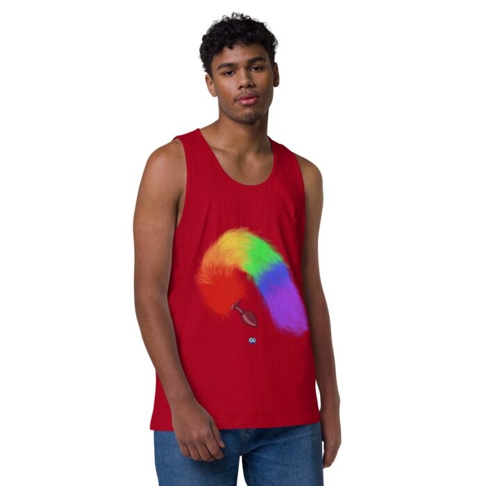 Men’s premium tank top - Tails - Image 10