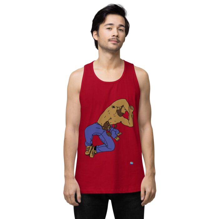 Men’s premium tank top - Teddy Bear Snuggles - Image 12