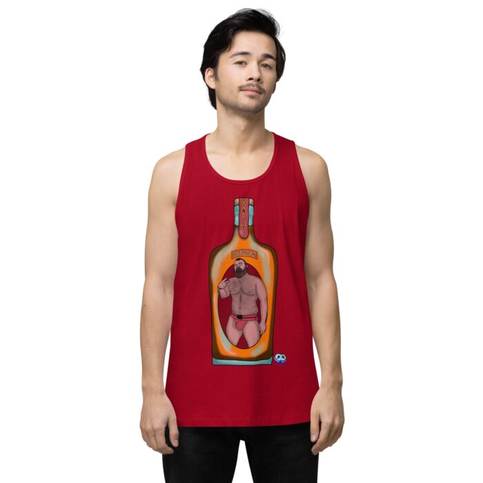 Men’s premium tank top - Two Fingers - Image 12