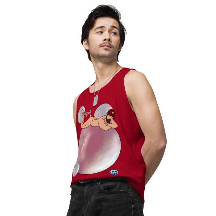 Men’s premium tank top - Bubbles - Image 15