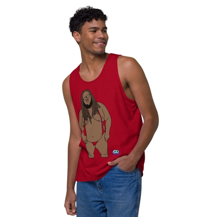 Men’s premium tank top - Chub with Dreadlocks - Image 12