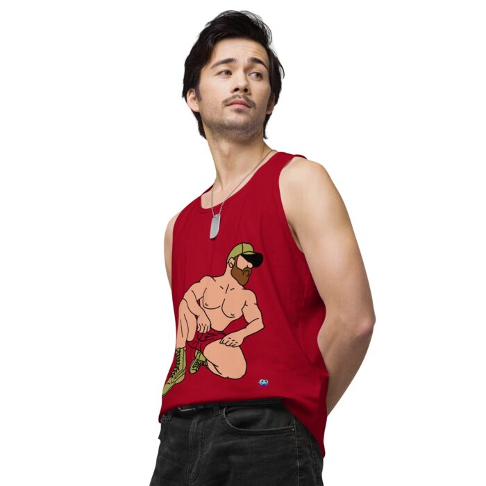 Men’s premium tank top - Combat Boots - Image 15