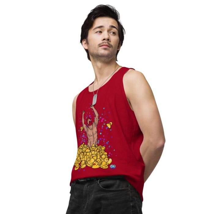 Men’s premium tank top - Cruising for Ducks - Image 15