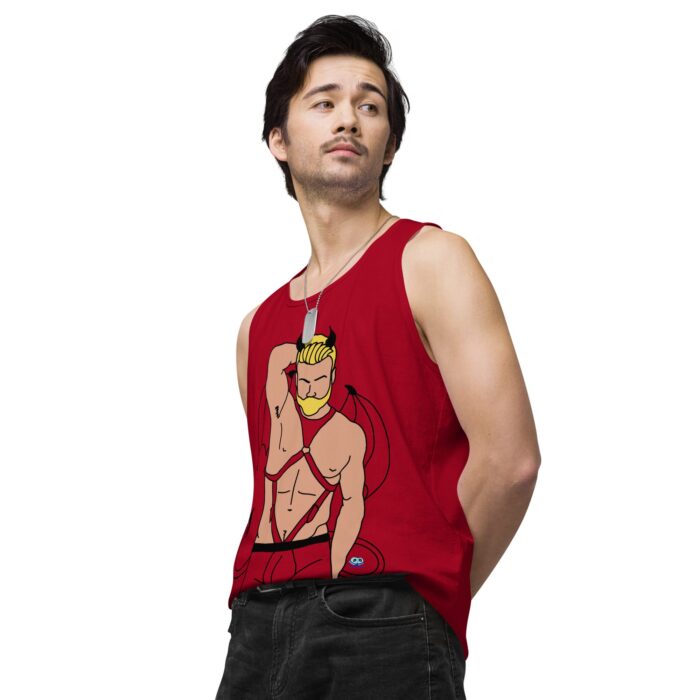 Men’s premium tank top - Devil - Image 14
