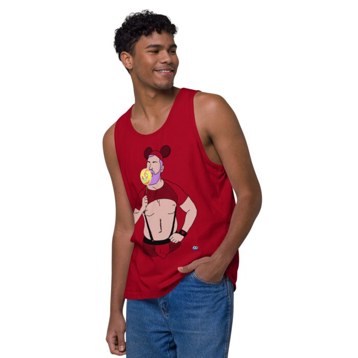 Men’s premium tank top - Disney Sucker - Image 12
