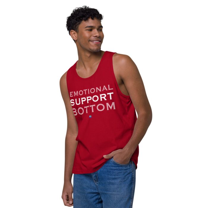 Men’s premium tank top - Emotional Support Bottom - Image 11