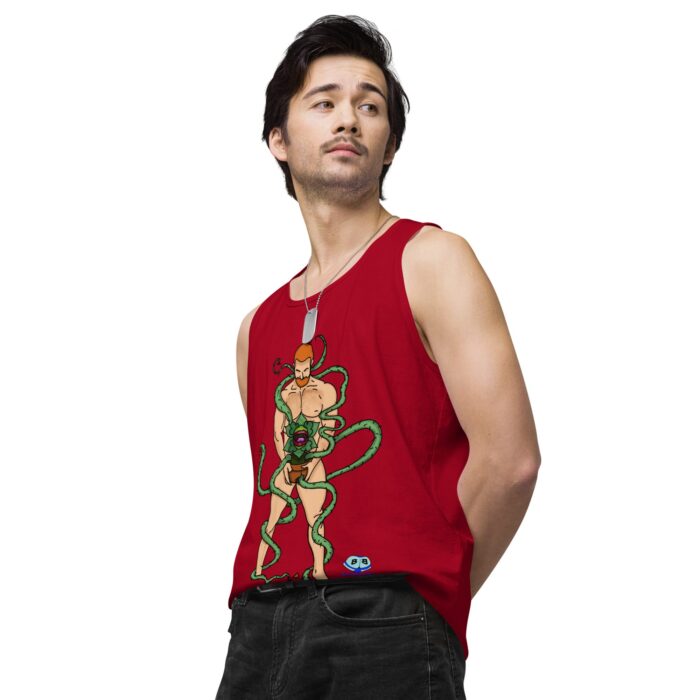 Men’s premium tank top - Feed Me - Image 15
